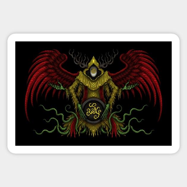 The King in Yellow - Azhmodai 2020 Sticker by azhmodai